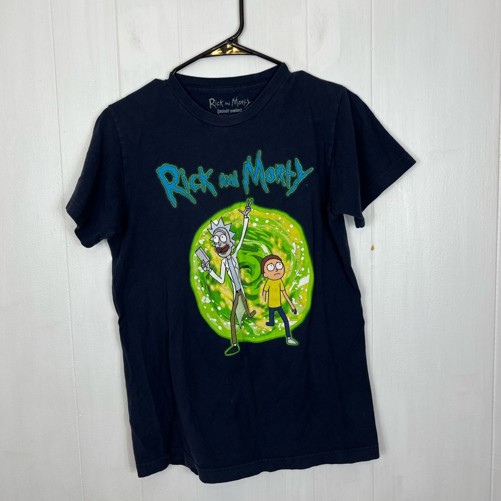 Rick and Morty Adult Swim Graphic T-Shirt Sz S
